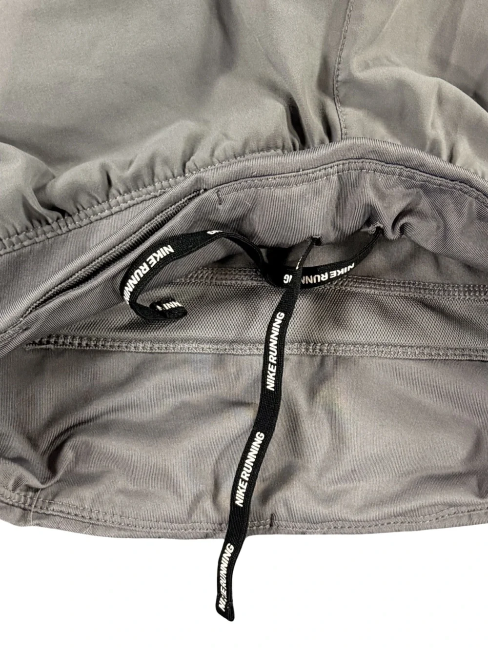 Nike Women's Light Gray Athletic Running Shorts with Perforated Detail Size XS - Picture 4 of 9